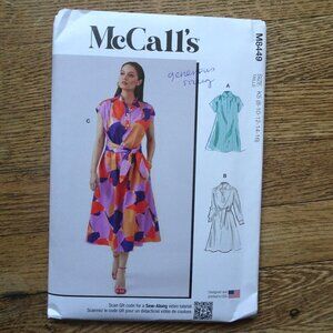 McCall's 8449 Sewing Pattern
